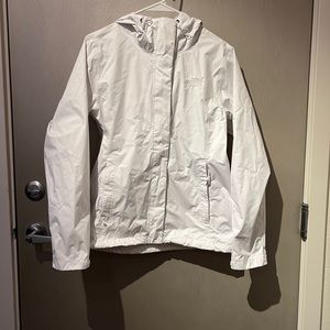 Womens The North Face White Rain Jacket